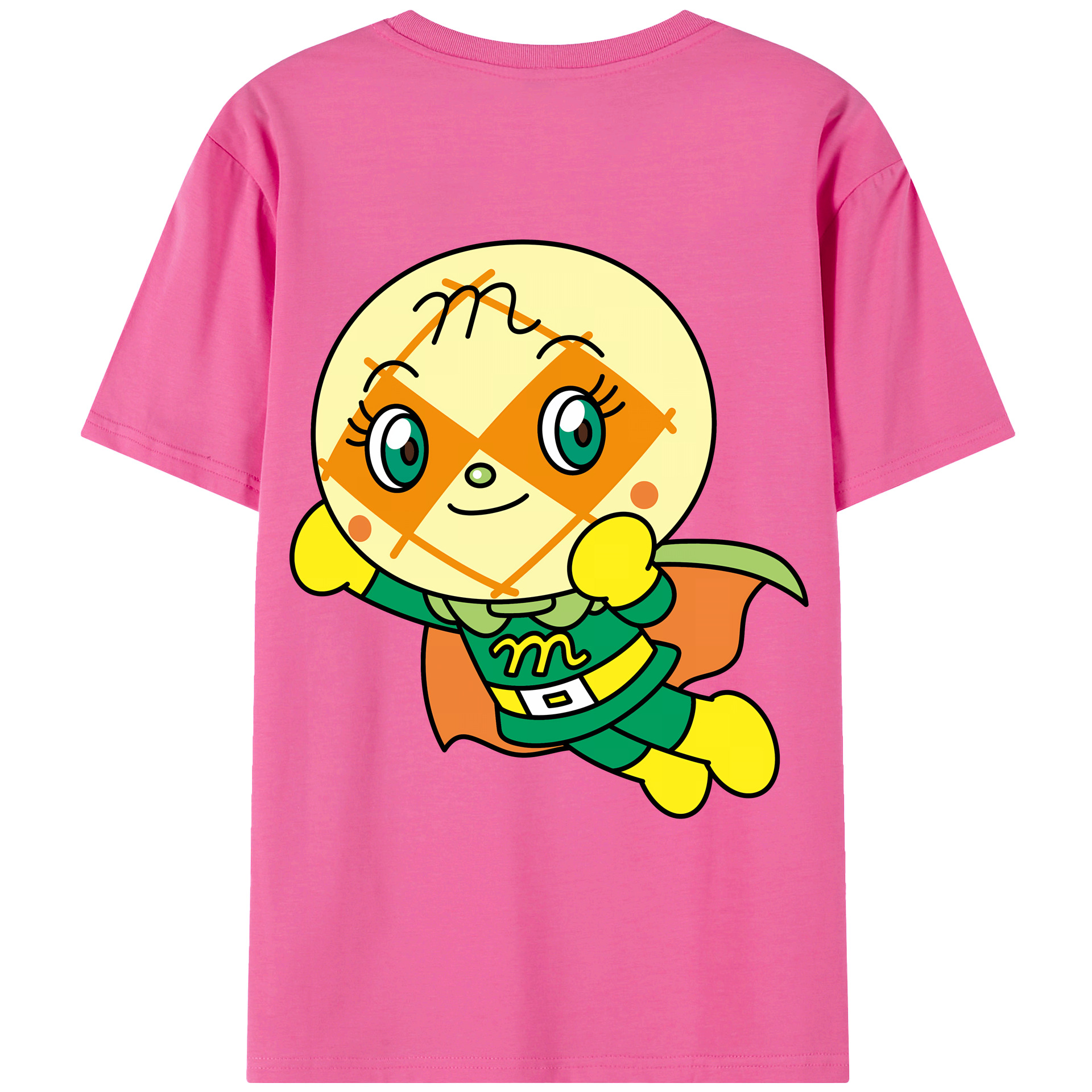 （画像用） アンパンマン Anpanman レディース半袖Tシャツ(バックプリント)